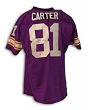 Autographed Anthony Carter Minnesota Vikings Purple Throwback Jersey
