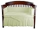 Tadpoles Dimple Velour Crib Set, Green