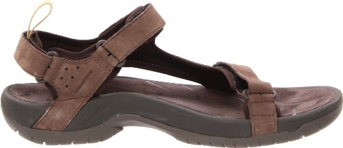 Teva Men's Tanza Leather Brown Sandal 1000183 7 UK, 8 US