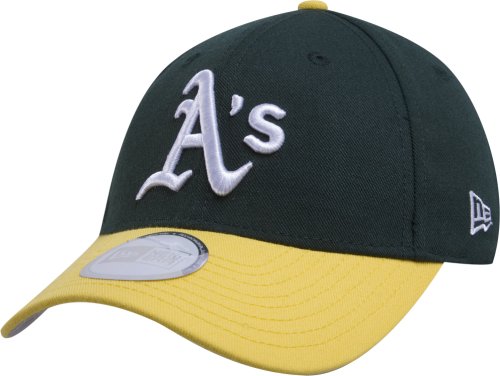 41ZdRrfBzeL New Era Oakland Athletics Youth Pinch Hitter Wool Replica Adjustable Cap (Dark Green)