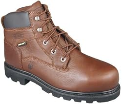 Wolverine Mens Bronco 6 Inch Steel Toe Gore-Tex Boot Brown Boots