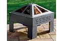 Square Stainless Steel Firepit.
