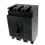 uxcell　モールドケースサーキットブレーカ　サーキットブレーカ　ブラック　AC　380V　DC　220V　40A　3ポール