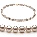 White 6.5-7mm AAAA Freshwater Pearl Necklace 16 inch Choker Length