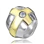 925 Sterling Silber Bead Element Gold Zirkonia - B&hellip von Fashion & Ideas