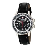 Wenger Men`s 74735 Calendar Series Black Leather Watch