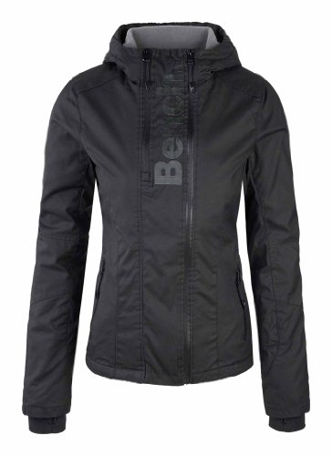 Bench Damen Jacke mit Kapuze SNO JACKET, black, L, BLKA1129_BK001