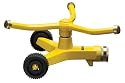 Nelson Three-Arm Square Pattern Spray Whirling Sprinkler with Metal Wheel Base #50231