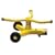 Nelson Three-Arm Square Pattern Spray Whirling Sprinkler with Metal Wheel Base #50231