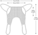 Everyday Divided Leg Bathing Sling: Medium Mesh Bathing Sling, 400 lb. Weight Capacity