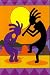 Kokopelli Applique Flag 28x44""