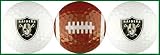 Oakland Raiders NFL Football Team Golf Balls 3 Piece Gift Set