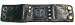 KBD Studio Black Leather Cuff Bracelet Wristband title=