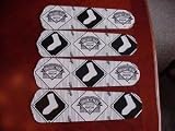 Ceiling Fan Designers 42SET-MLB-CHW MLB Chicago White Sox Baseball 42 In. Ceiling Fan Blades OnLY