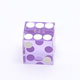 19mm Translucent Light Purple Casino dice