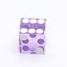 19mm Translucent Light Purple Casino dice