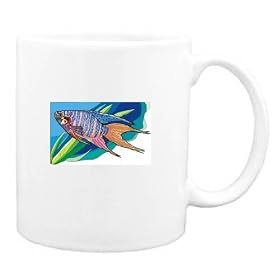 Mug with animal, aquatic, fish by SHOPZEUS