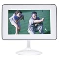 Swivel Pedestal Digital Frame - White (7")