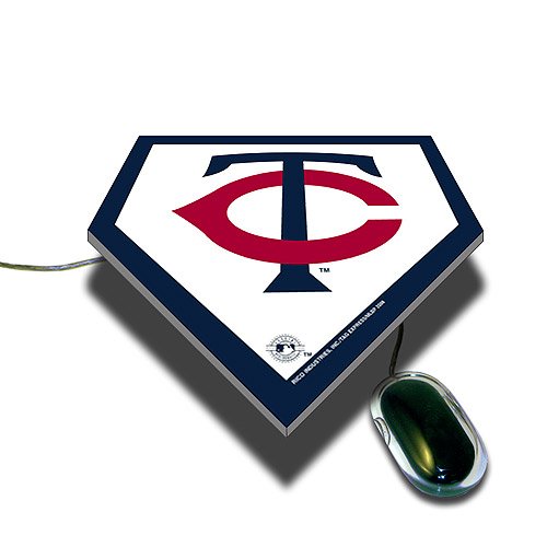 MLB Minnesota Twins Home Plate Design Mouse Pad