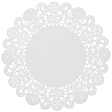 Brooklace LA914 14 Inch Round White Bond Lace Doily 500-Pack (Case of 5)