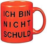 Fun Tasse mit Spruch / Kaffeepott / Kaffetasse / Bedruckte Becher mit lustigen Spruch / Sp�lmaschinenfest / Inhalt 0,33 Liter / Keramik Waechtersbach Henkelbecher mit Dekor "  Ich bin nicht Schuld "