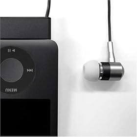 Apple iPod Nano 3rd Generation Premium Noise-Canceling Ear Buds - Black - By Radius Japan
