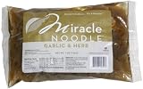Miracle Noodle Garlic and Herb Shirataki, 7-Ounce (Pack of 8) by Miracle Noodle Big Save