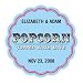 Popcorn Topped With Love Sticker W8834 Quantity of 1