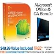 Deals List: Microsoft Office Home And Student 2010 Suite 3-User License & CA Internet Security Suite 2010