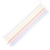 Soton Bubble Tea Fat Straw, Translucent, 8*0.4 inch, 100pcs / pack
