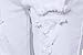 Moonwalk Men`s Elastic White Ripped Destroyed Jeans With Holes