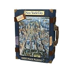 MASTERPIECES 1000 PC PUZZLE NEW YORK CITY SUITCASE