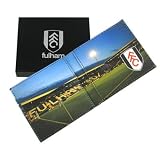 Official Fulham FC Embossed Leather Wallet Panoramic - A Great Christmas, Birthday, Valentine, Anniversary Gift For Husbands, Fathers, Sons, Boyfriends, Friends and Any Avid Fulham Football Club Fan Supporter