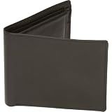 Sakkas Men's Authentic Leather Bi-Fold Wallet with 2 Hidden Pockets, 2 ID Windows and 4 Credit Card Slots (Multiple colors) - New !