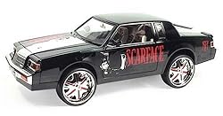 Scarface 1987 Buick Regal Limted Edition Die Cast Model Car 1:18