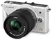 Panasonic Lumix DMC-GF2KEG-W Systemkamera (12 Megapixel, 16-fach opt. Zoom, 7,5 cm (3 Zoll) Display, Full HD, bildstabilisiert) perlmutt-weiß Kit mit Standardzoom 14-42 mm schwarz