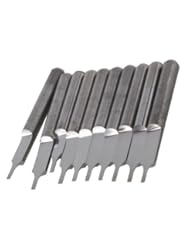 3.175 x 1mm Parallel Carbide CNC/PCB Milling Cutter Bits CEL 3mm Pack Of 10