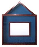 Navy/USCG Shadow Box with Flag Display