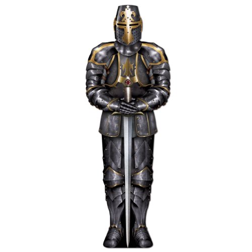 Beistle 54527 jointed black knight, 6-feet