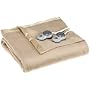 Sunbeam Royal Nights Twin Heated Blanket, Mushroom