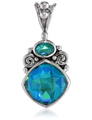 Sajen Sterling Silver Caribbean Quartz Necklace Pendant