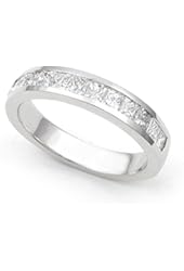 Platinum Channel set Diamond Band Ring (G-H/VS, 4/5 ct.)