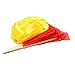 Vktech 3 Color Gradient Flame Dancing Fan Belly Veil for Party Stage Performance