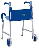 `Pilot Walker With Seat Adult With 6 Wheels Easy-RiseTM handles positioned lower on the walker assi