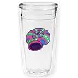 Caribbean Sea Snail 12 oz Slimline Insulated Beverage Tumbler, Clear