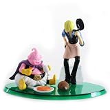 Dragonball Z X One Piece Trading Figures - Part 2 - Majin Buu & Sanji (2-3" Figures)