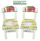 Guidecraft Little Farmhouse Extra Chairs Set of 2