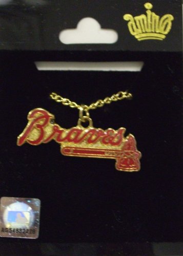 Atlanta Braves MLB Team Pendant w/18 '' Chain