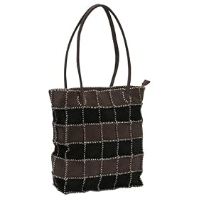 Global Elements Suede Patchwork Bag