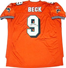 John Beck Signed / Autographed Miami Dolphins Authentic Jersey